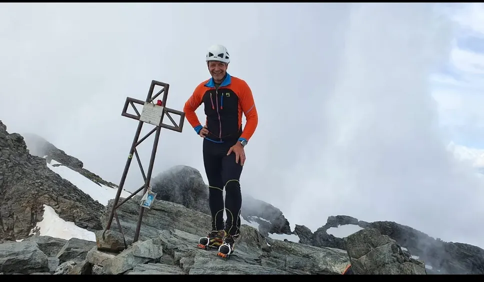 Stefano Poli, 57 anni, di Colzate, morto domenica sulla cima del Pizzo del Diavolo
