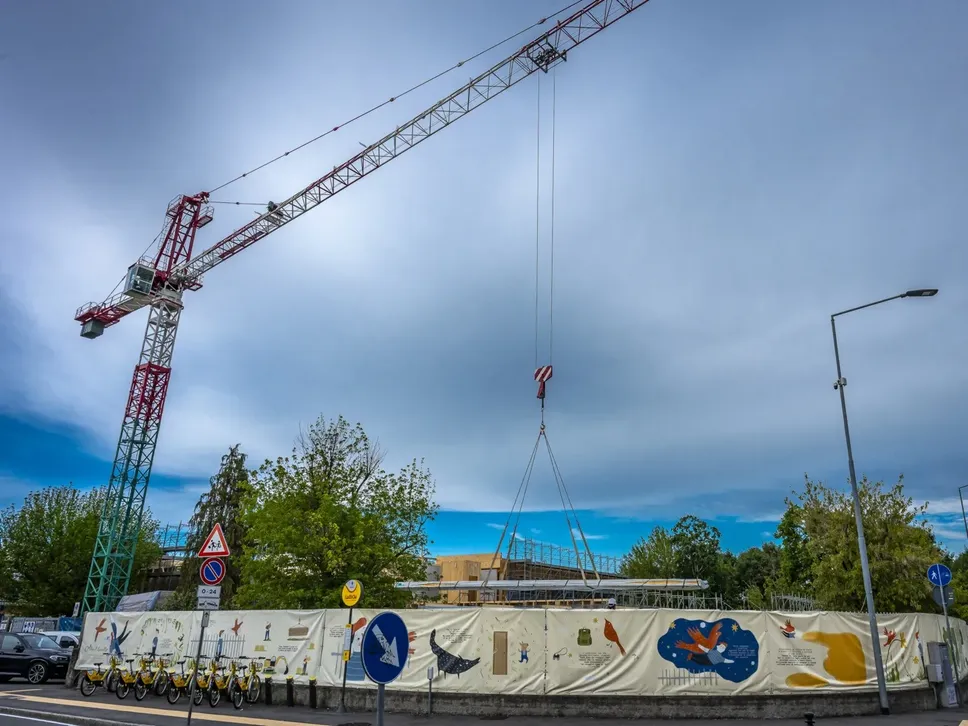Il cantiere della Scuri
