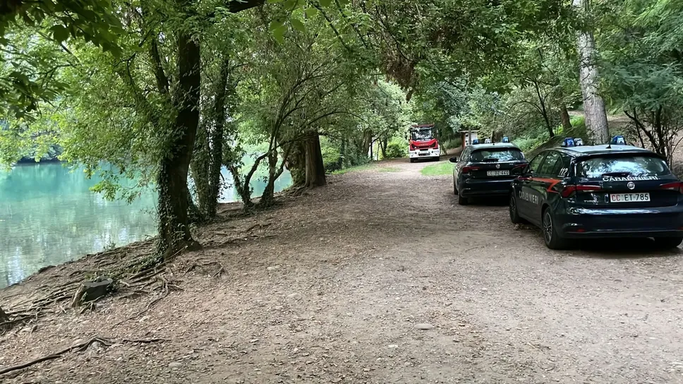 Un immagine del luogo dell’annegamento a Palazzolo sull’Oglio Un immagine del luogo dell’annegamento a Palazzolo sull’Oglio