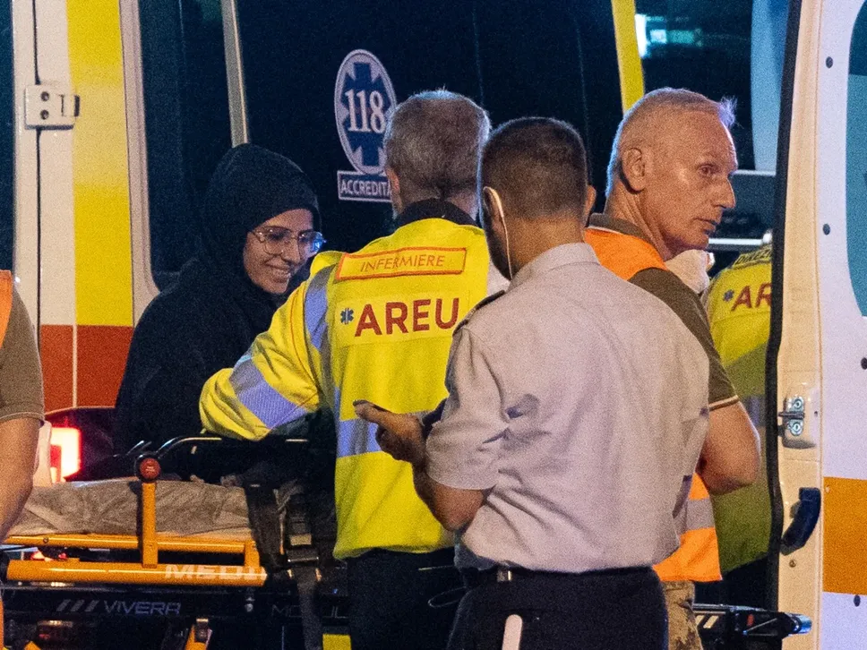 L’arrivo del volo a Linate nella notte tra il 13 e 14 luglio