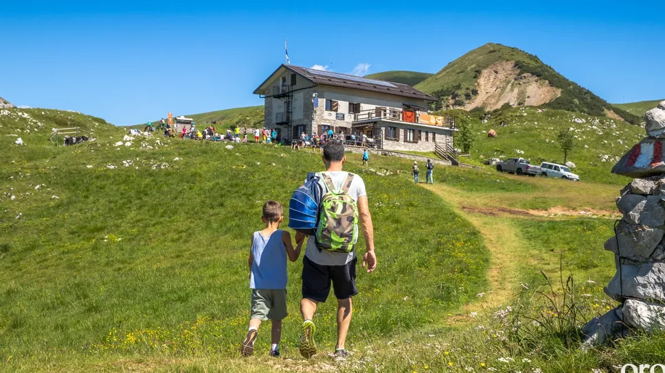 Il rifugio Gherardi in Val Taleggio