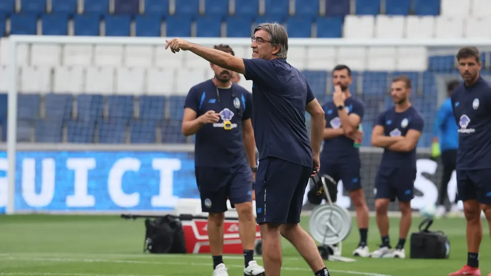 Mister juric durante un allenamento dell’Atalanta