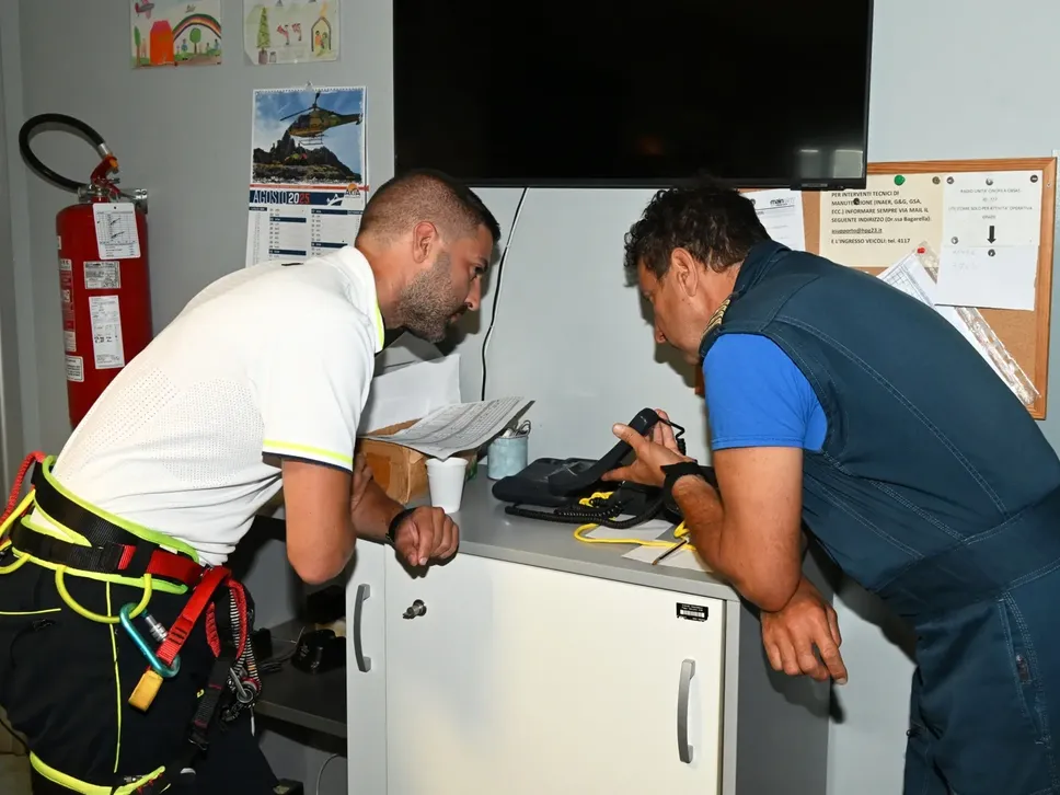 La telefonata al medico e al pilota dell’elisoccorso