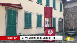 Mezzo milione per la «nuova» biblioteca di Ponte San Pietro