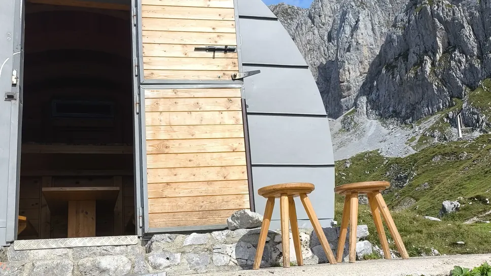 Il bivacco Città di Clusone in Presolana Il bivacco Città di Clusone in Presolana