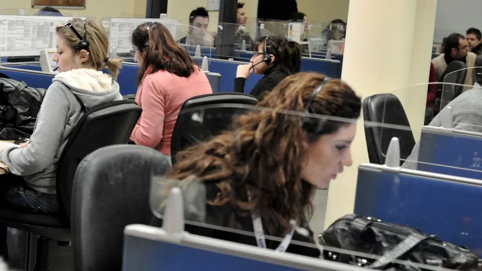 In un call center In un call center