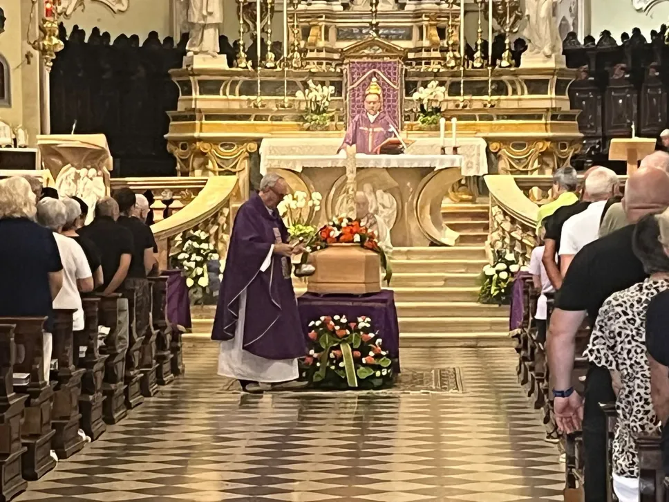 I funerali di Gino Bordogna