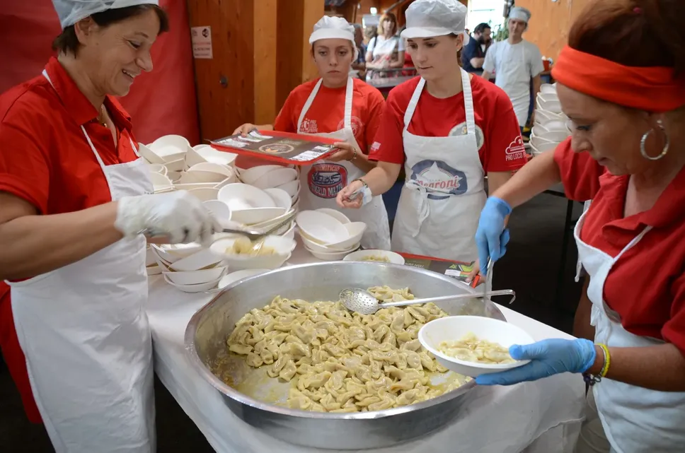 La sagra degli scarpinocc a Parre in una foto delle scorse edizioni
