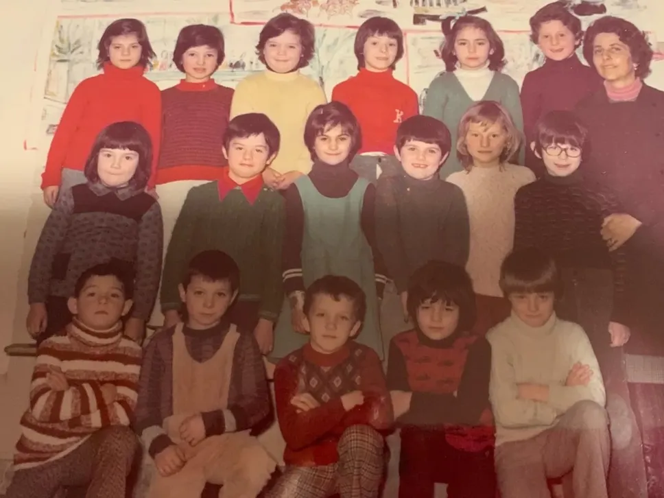 Con gli alunni del 1969