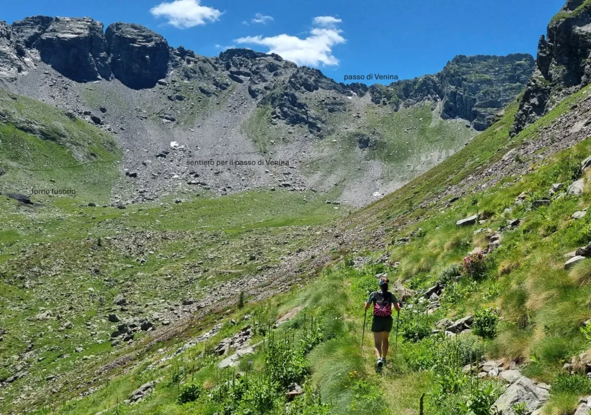 Il traverso che conduce al forno fusorio