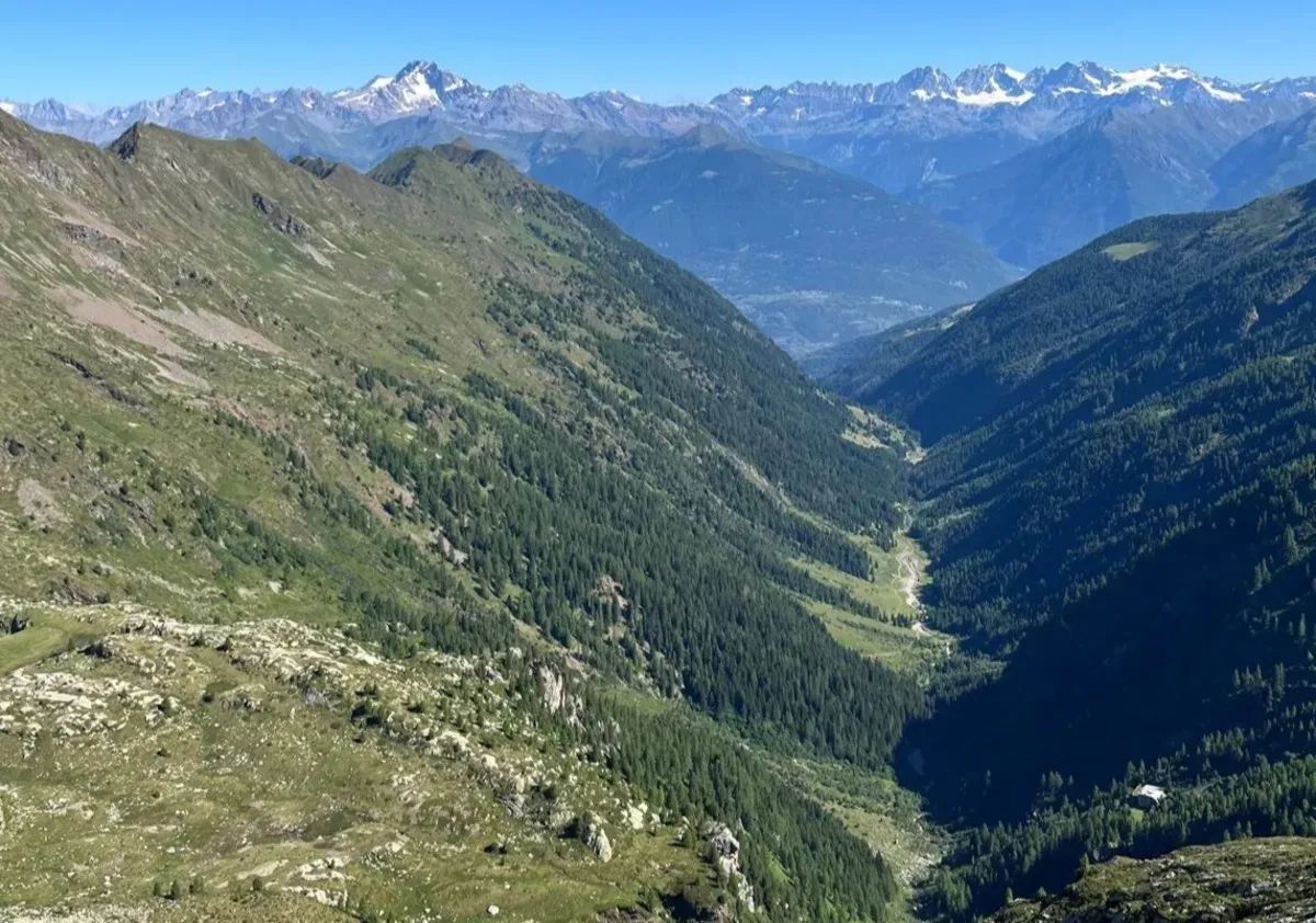 La Valle del Livrio dal Passo di Publino