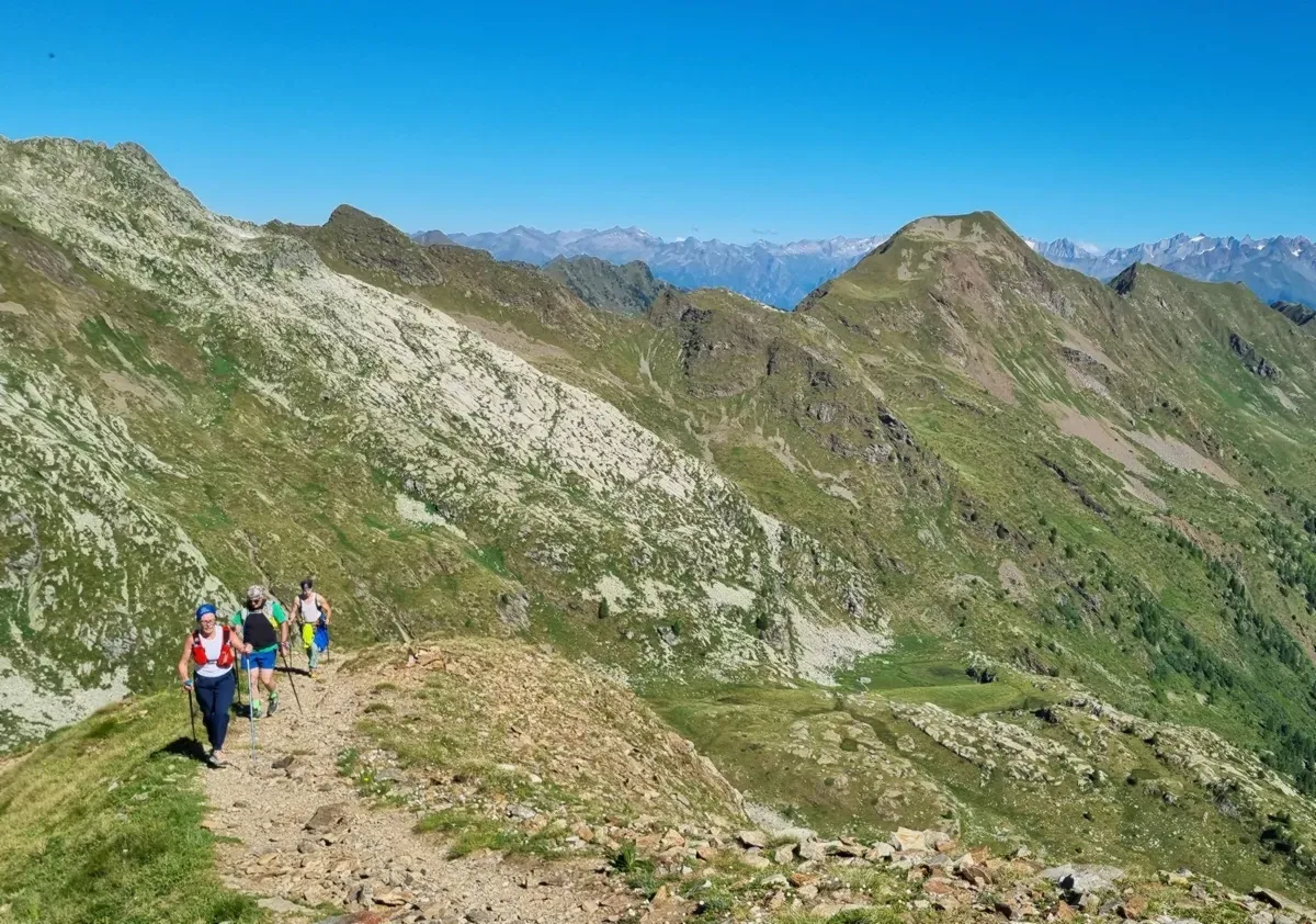 Dal Passo di Publino verso lo scollinamento