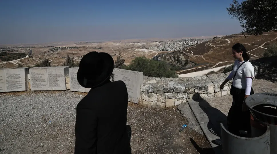 Coloni israeliani nell’insediamento di Ma’ale Adumim, in Cisgiordania