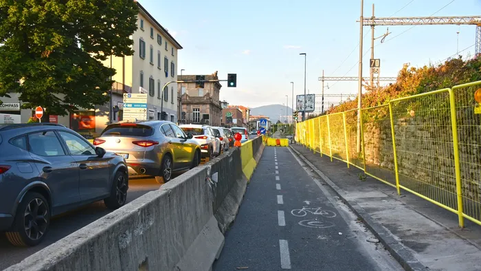 Bergamo, il cantiere dell’e Brt si sposta all’altezza di via Baschenis
