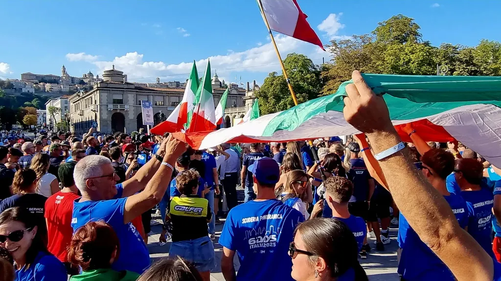 L’arrivo della sfilata