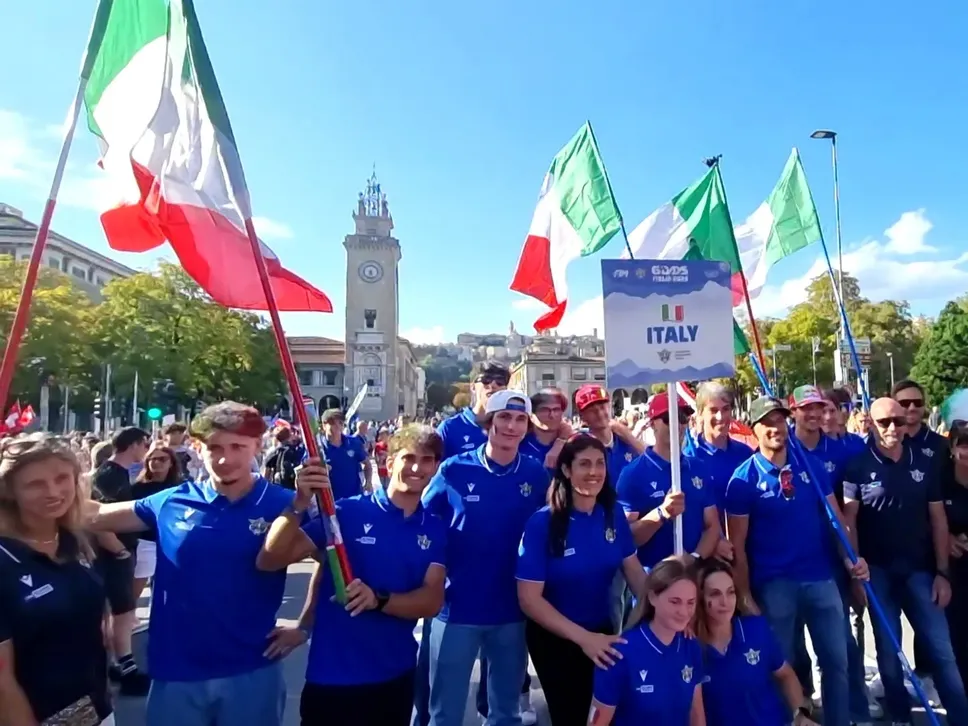La delegazione italiana