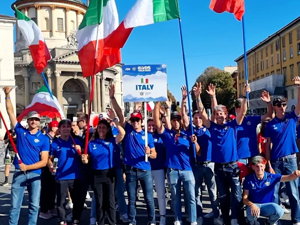 La delegazione italiana
