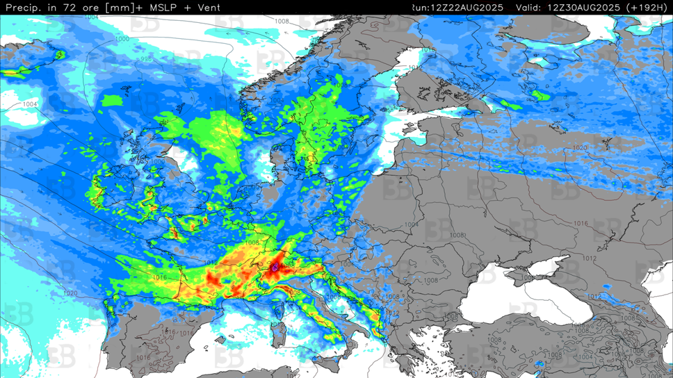 Le previsioni di 3bmeteo con l’arrivo della perturbazione Le previsioni di 3bmeteo con l’arrivo della perturbazione