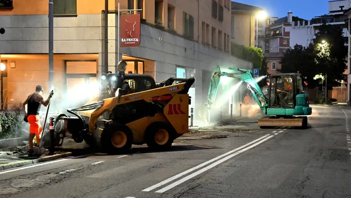 asfaltature a bergamo chiuse di notte le vie previtali e palma il vecchio
