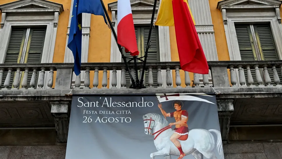 La Cattedrale di Bergamo gremita per la solennità del Santo Patrono Alessandro e la Messa con il Vescovo Francesco Beschi