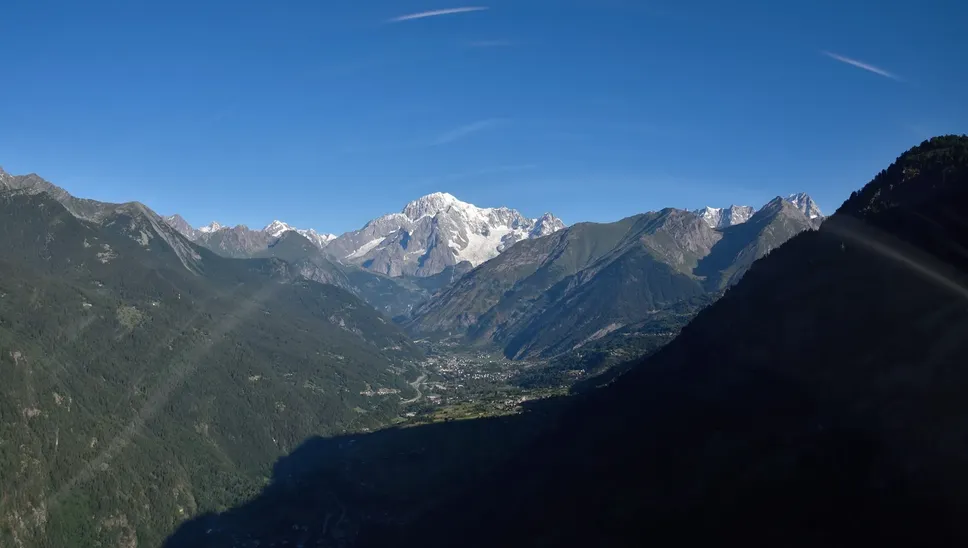 Fabio Medici era un grande appassionato di montagna. Uno scatto del Monte Bianco