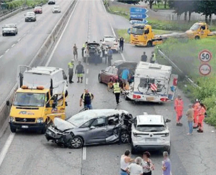 L’incidente sulla provinciale 510 nel Bresciano