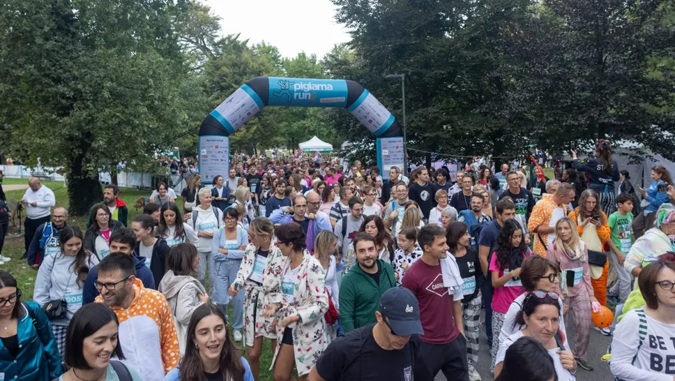 La prima edizione della «Pigiama Run» a Bergamo La prima edizione della «Pigiama Run» a Bergamo