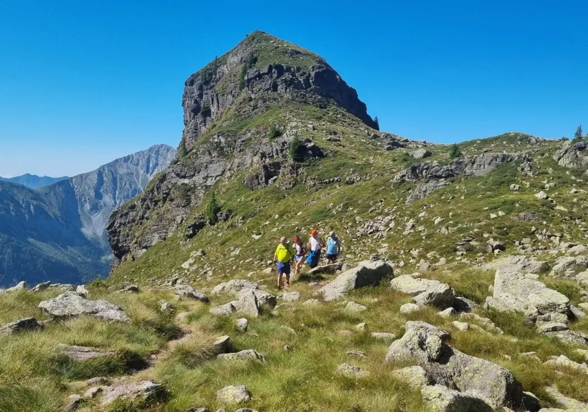 Verso il laghetto di Pietra Quadra