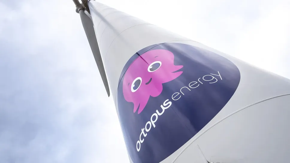 Un impianto eolico di Octopus Energy