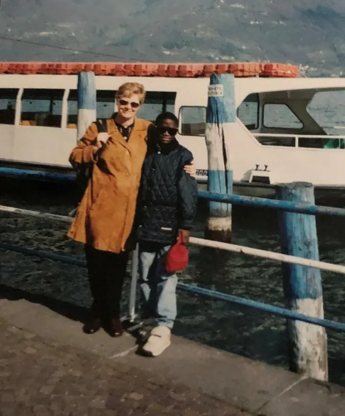 Con la mamma Vilma Con la mamma Vilma