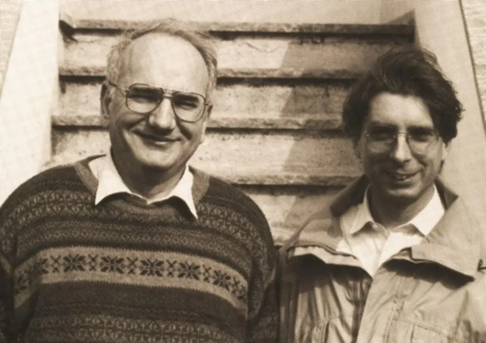 Marco Boato , oggi 80enne, e Langer