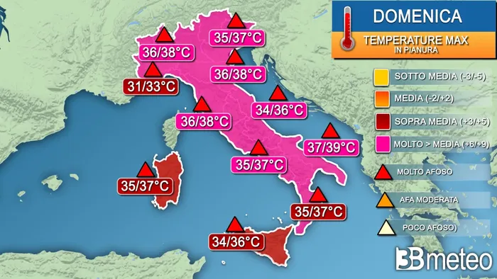 a bergamo torna il caldo africano in arrivo picchi oltre i 37176c nel weekend