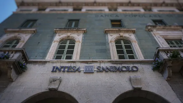 La sede della direzione regionale Lombardia Nord di Intesa Sanpaolo a Bergamo