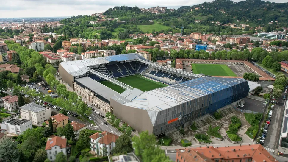 Lo stadio di Bergamo