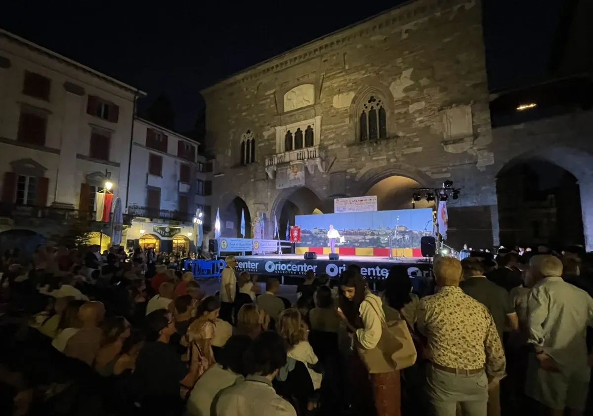 Lo spettacolo il Piazza Vecchia