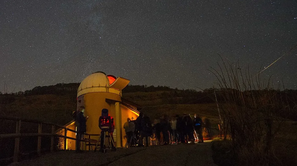 Stelle cadenti viste dall’osservatorio a Ganda di Aviatico