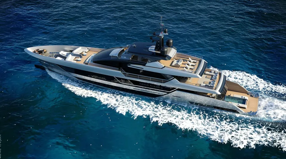 «Riva 54 metri» si sviluppa su quattro ponti collegati da un ascensore