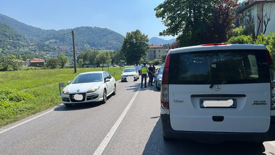 I rilievi della Polizia stradale a Vigano