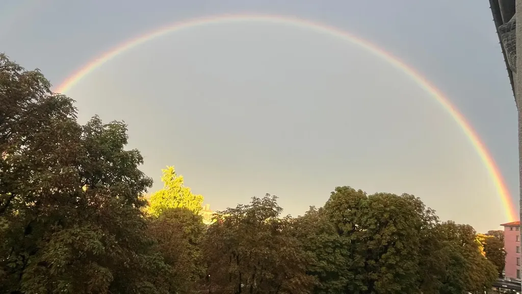 Arcobaleno al rientro Arcobaleno al rientro