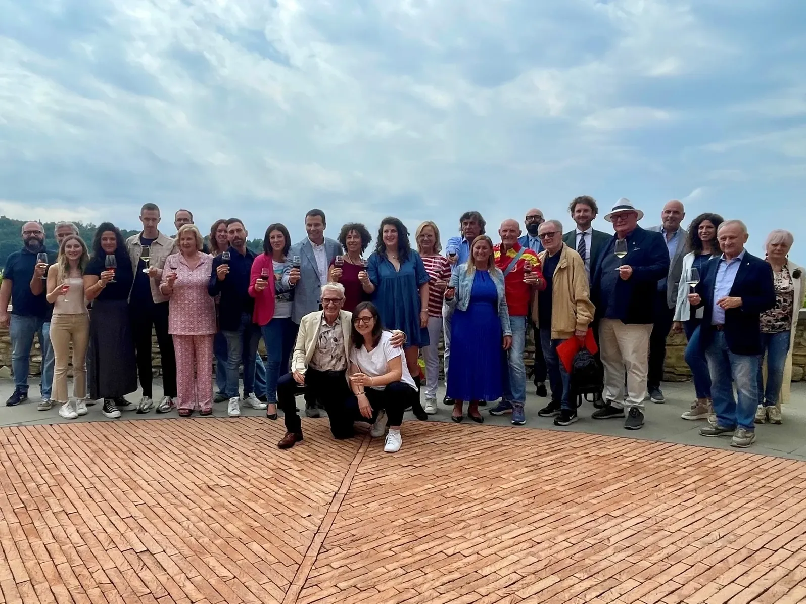 La foto della conferenza stampa con tutti i protagonisti della festa