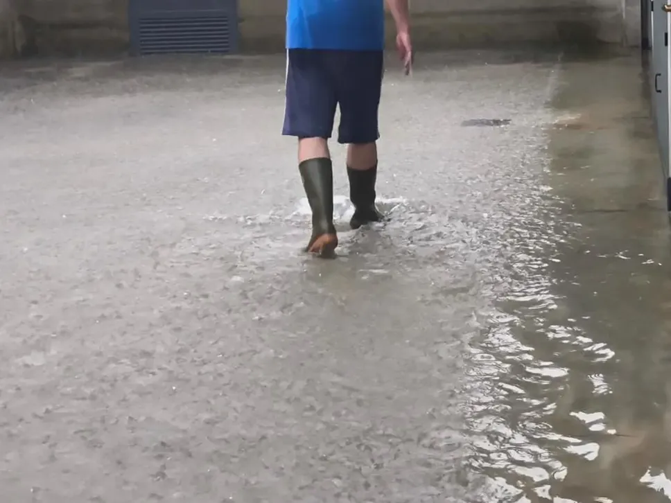 A Brignano Gera d’Adda box allagati in via Galliari