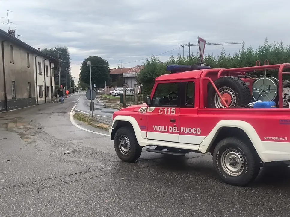 Provinciale chiusa tra Castel Rozzone e Brignano
