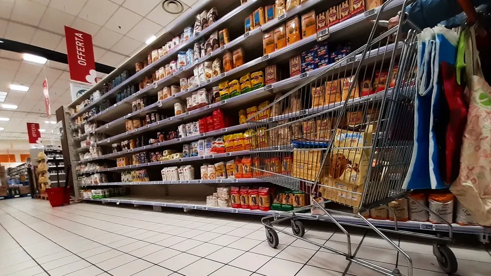 In un supermercato