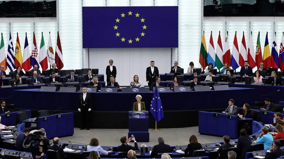 Ursula von der Leyen è intervenuta nella sede del Parlamento europeo a Strasburgo