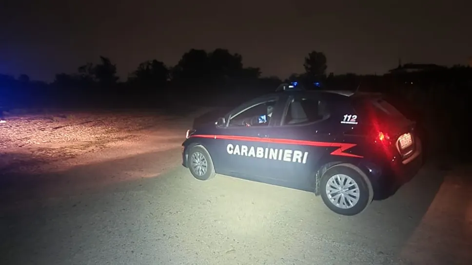 I carabinieri sul lungo Brembo