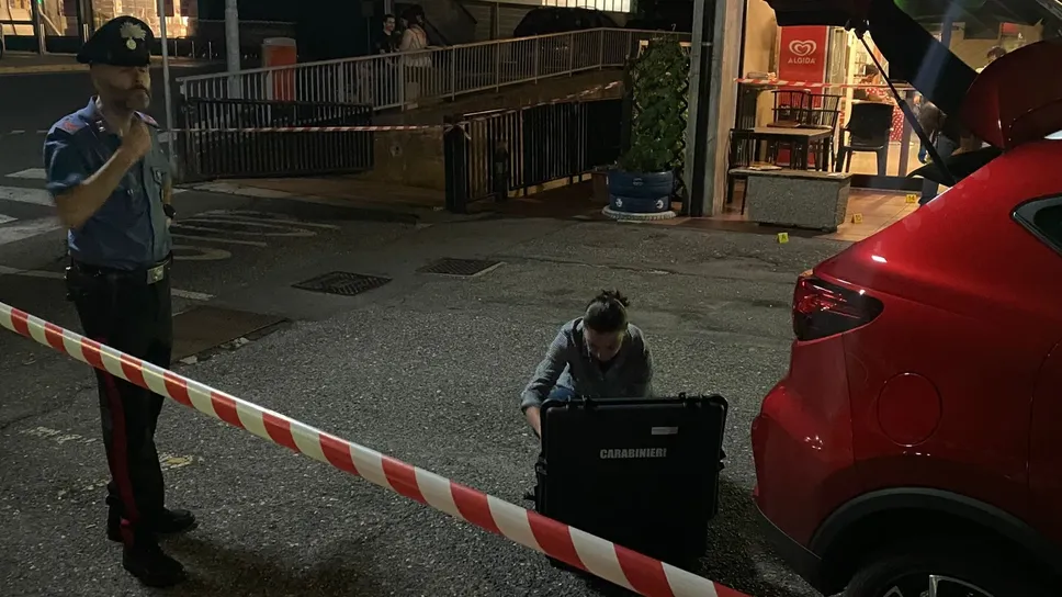 I rilievi effettuati dai carabinieri la sera del 19 agosto I rilievi effettuati dai carabinieri la sera del 19 agosto
