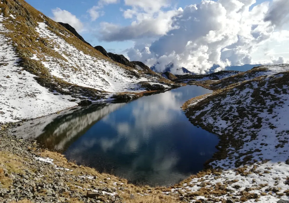 Il laghetto del Montebello in autunno