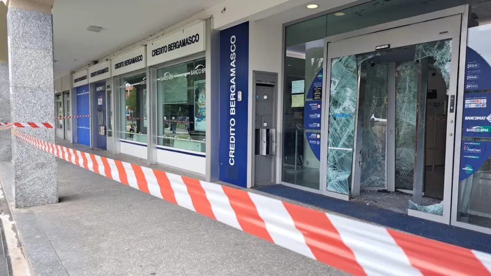 L’assalto al Bancomat dello Banco Bpm - Credito Bergamasco di Urgnano nella notte tra il 12 e 13 settembre