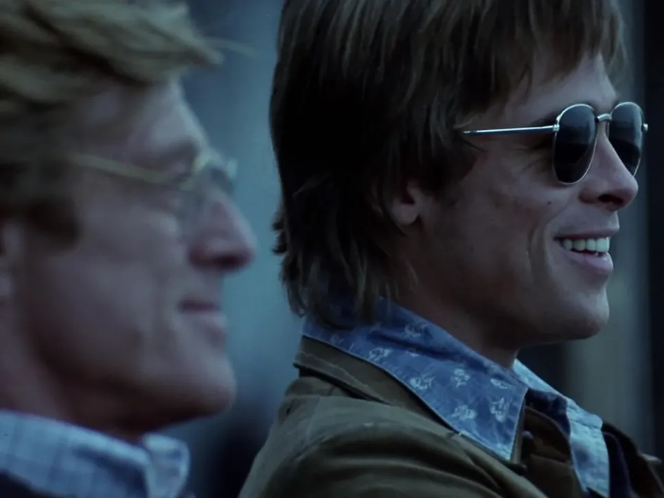 Con Brad Pitt in «Spy game»