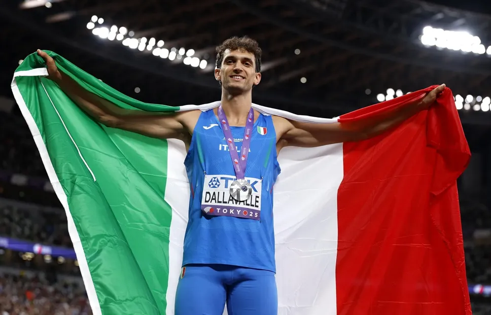 Andrea Dallavalle, argento mondiale nel salto triplo